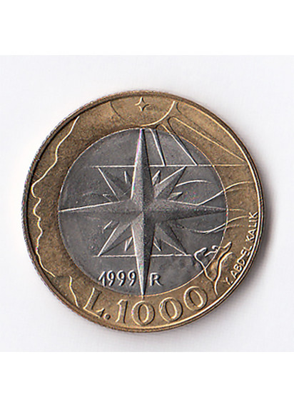 1999 Lire 1000 Bimetallica Fior di Conio San Marino Fdc